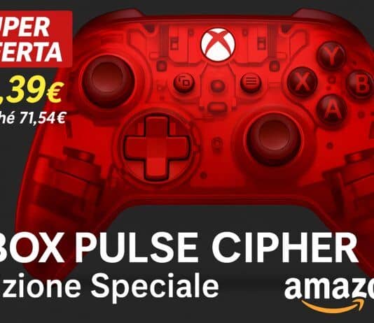 Controller Xbox Pulse Cipher Edizione Speciale in offerta Amazon a 59,39€, minimo storico
