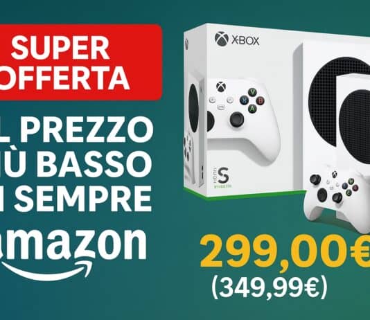 Offerta Amazon per Xbox Series S 512GB bianca al prezzo più basso di sempre, ora a 299,00€ invece di 349,99€