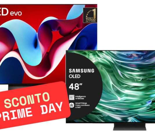 Amazon Prime Day 2025: le migliori offerte sulle TV OLED da non perdere offerte TV OLED LG SAMSUNG amazon prime day 2025