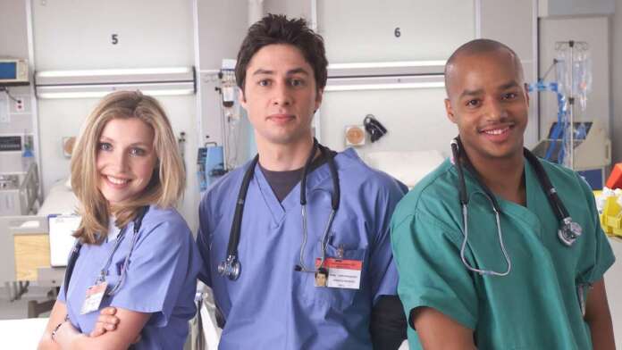 Scrubs revival 2025 Braff Faison Chalke