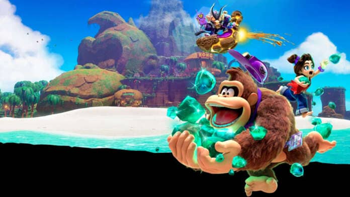 Donkey Kong Bananza DLC DK Island Emerald Rush