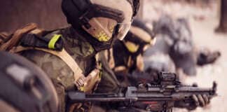 Battlefield 6 key art con grafico del picco giocatori su Steam