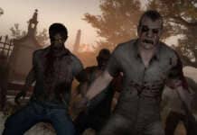schermata mod Left 4 Dead 2 RTX con effetti di luce e riflessi