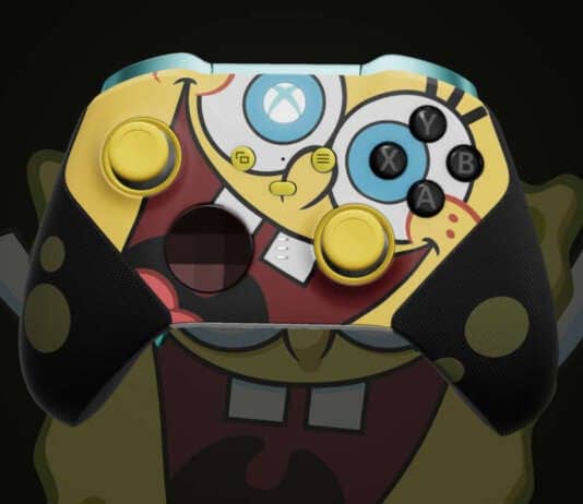 Xbox controller SpongeBob SquarePants