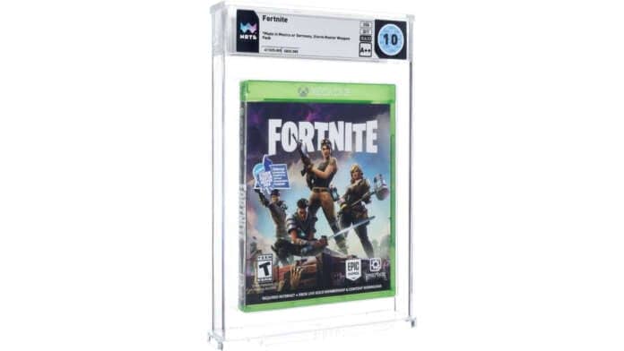 fortnite rare copy auction 42500usd