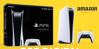 PlayStation 5 Slim Digital in offerta su Amazon al minimo storico