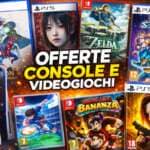 Offerte Amazon su console e videogiochi con PS5 e giochi per PlayStation, Nintendo Switch, Xbox e PC