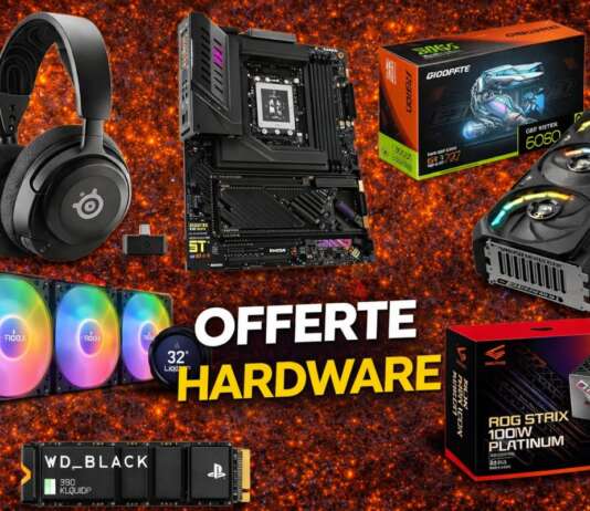 Offerte Amazon su hardware PC con GPU, SSD e componenti gaming